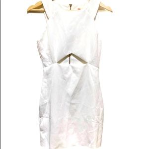 3/$10 Small l’atiste cut out white mini dress